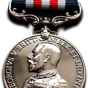 Military medal replica MM decoration awarded to personnel of the British Army and other arms of the armed forces, Commonwealth, ww1