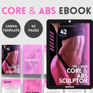 6-Week Ab Sculpting Plan Flat Tummy Home Workout for Women No Equipment Core Abs Guide