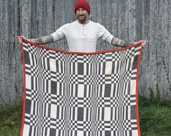 The &quot;Enjoy yourself&quot; Tunisisan Crochet Blanket-