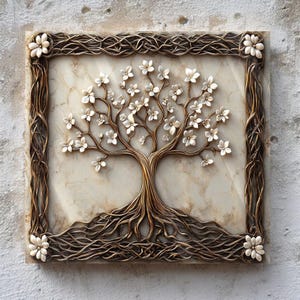 Fireproof Backsplash-tree of Life Kitchen Splashback for Stove Back ...