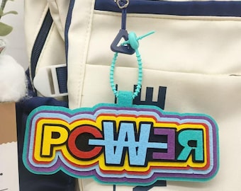 G Dragon felt POWER Bag Accessories | KPOP | Bag Accessories | Gift