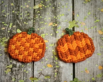 Pumpkin Magnets / Halloween Magnets / Set of 2 Pumpkin Magnets/Autumn Pumpkin Magnets