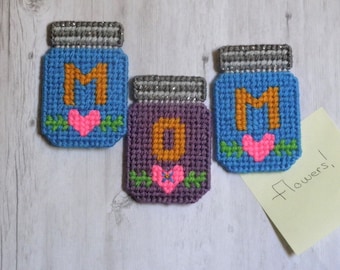 MOM Mason Jar Magnets/Mother's Day Magnet