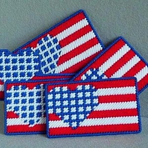 American Flag Coaster set