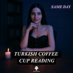 Turkish Coffee Reading, Detailed Turkish Coffee Cup Reading, Fortune Teller Reading, Coffee Reading, Future Love Reading By Dark Ravenge