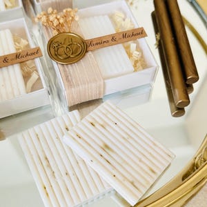 Bomboniere per gli ospiti, sapone profumato personalizzato, bomboniere per sapone per la festa nuziale, bomboniere con sapone fatto a mano, bomboniere con sapone floreale Bomboniere per il matrimonio