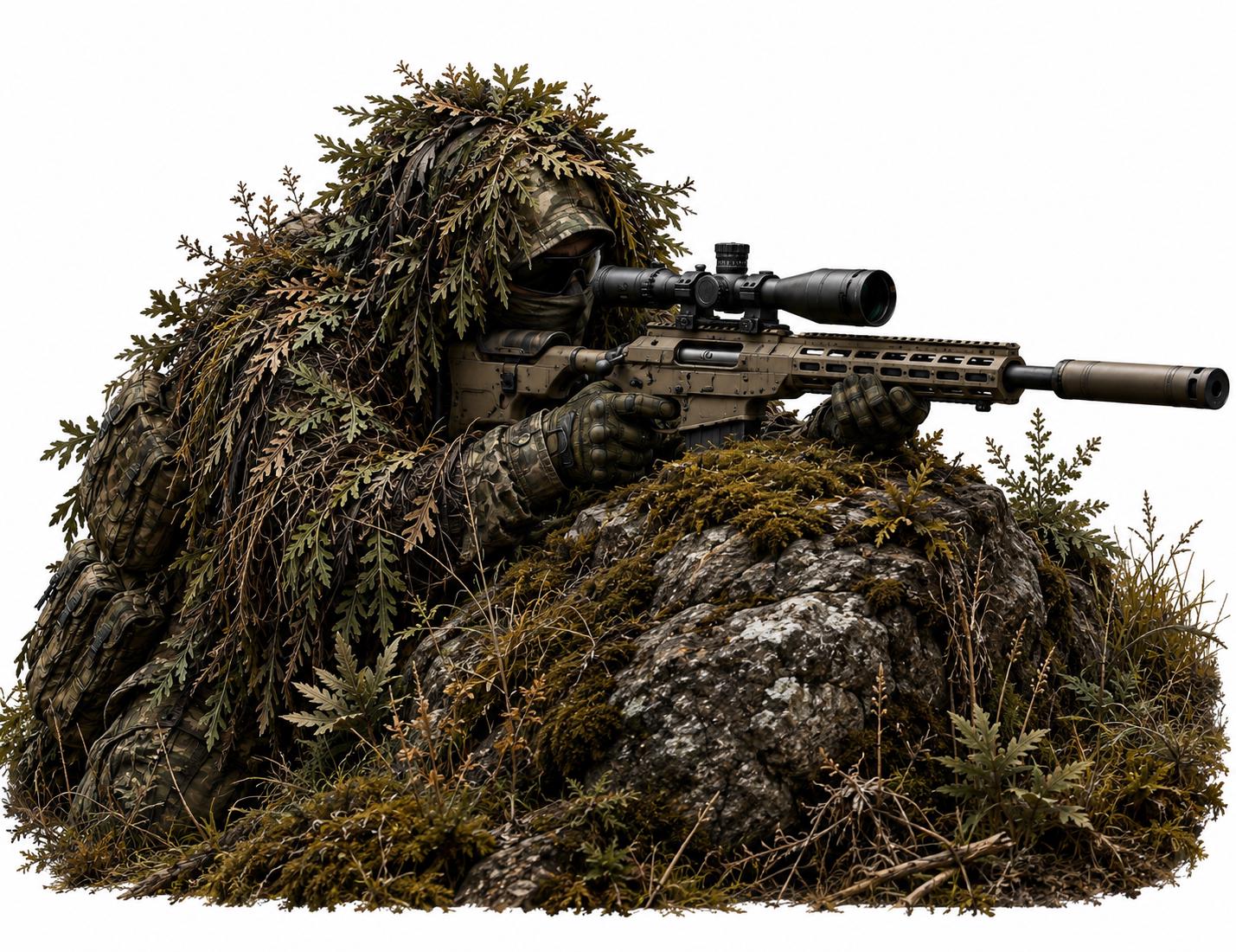 ギリー フード 全身 NOVRITSCH 3Dギリースーツ フード 3D Ghillie Suit