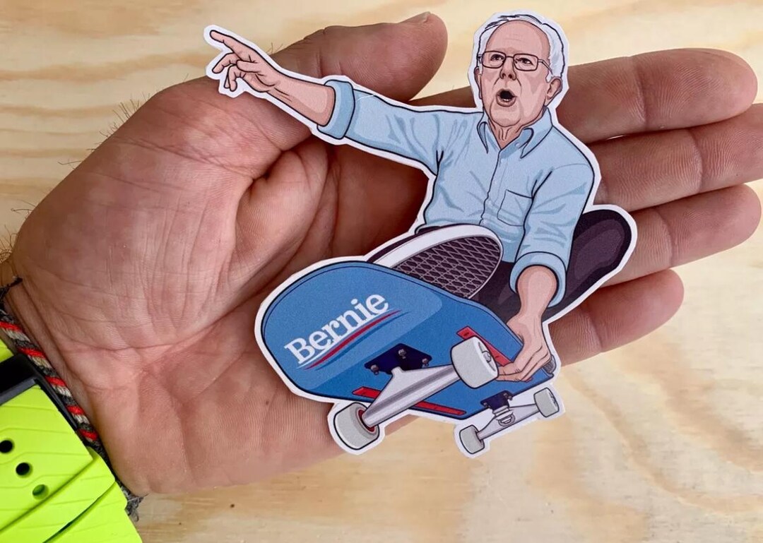 Sanders Sticker Bernie Sanders Skate Sticker Skateboard Decal Surf Snowboard - Etsy