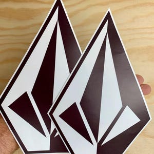 Volcom Stone 2 Stickers Set XL Skate Surf Snowboard Decal