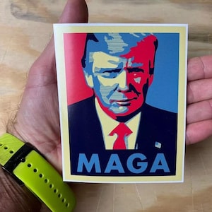 Donald Trump MAGA Sticker Decal President car Bumper Sticker Elections
