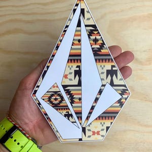 Volcom Stone Native Indian Sticker Skate Surf Decal Skateboard Snowboard