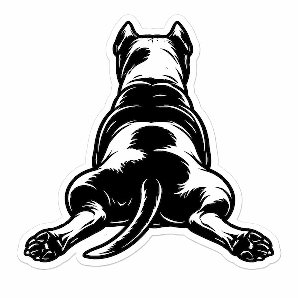 American Pit Bull Bully Dog Peeking Paws Sticker Car Bumper Window Decal PitBull Waterproof
