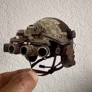 Tactical Skull Night Vision Helmet Decal Army Navy Sticker NVG