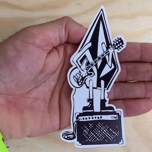 Volcom Stone guitar Music Sticker Skate Surf Decal Skateboard Snowboard