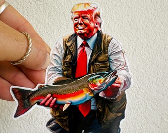 Grand Autocollant Truite Marron Scientific Anglers – 9 X 4.5 Pouces – Neuf – Pour Pêcheur Passionné