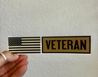 veteran American Flagge taktische Militär Aufkleber Aufkleber Army Navy Special Ops