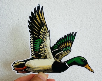 Duck Camouflage duck Hunting Sticker Car Bumper Decal Hunt Ducks
