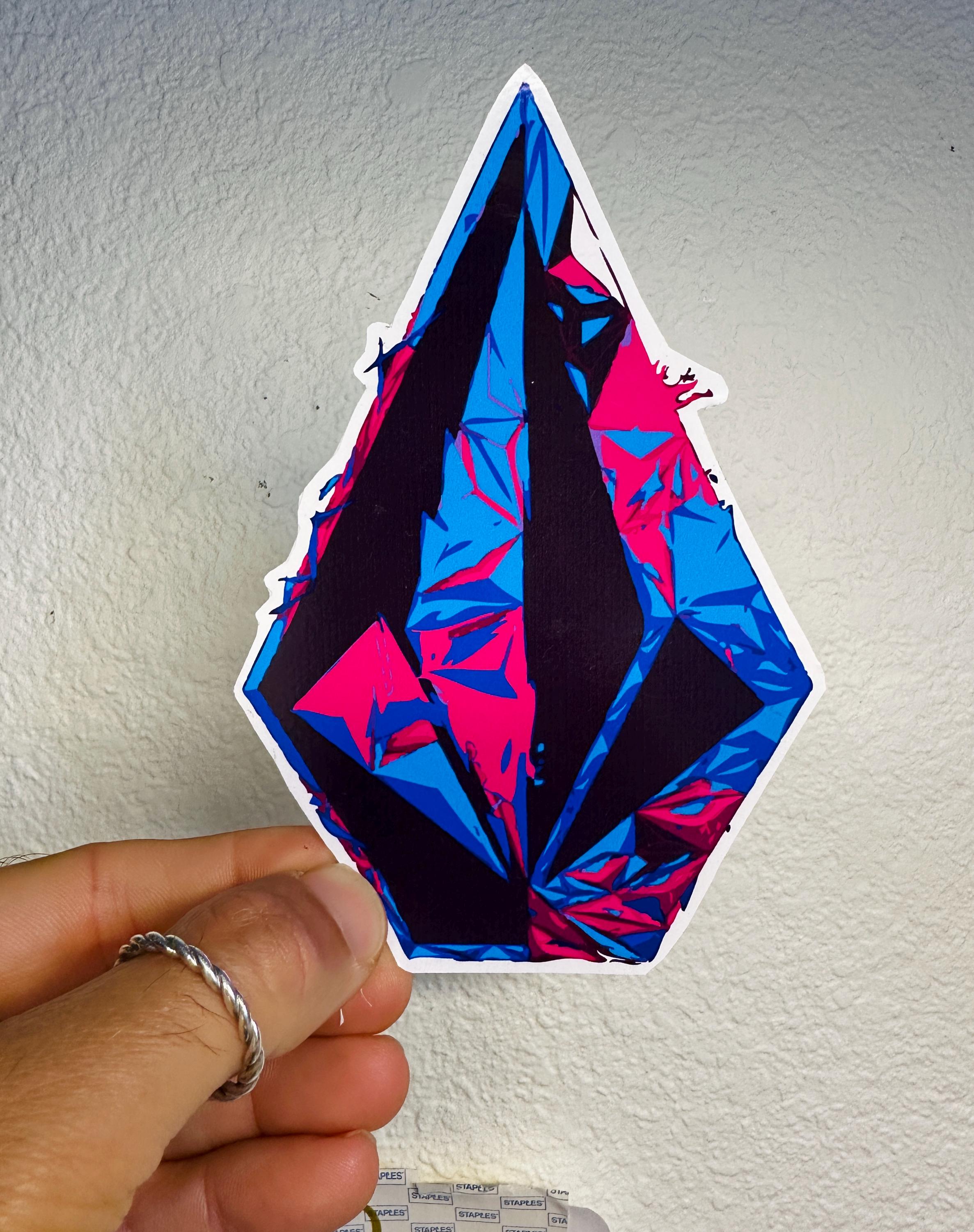 Volcom Stone Sticker - Etsy