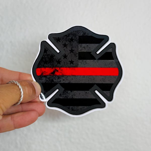 Firefighter Stickers - Etsy