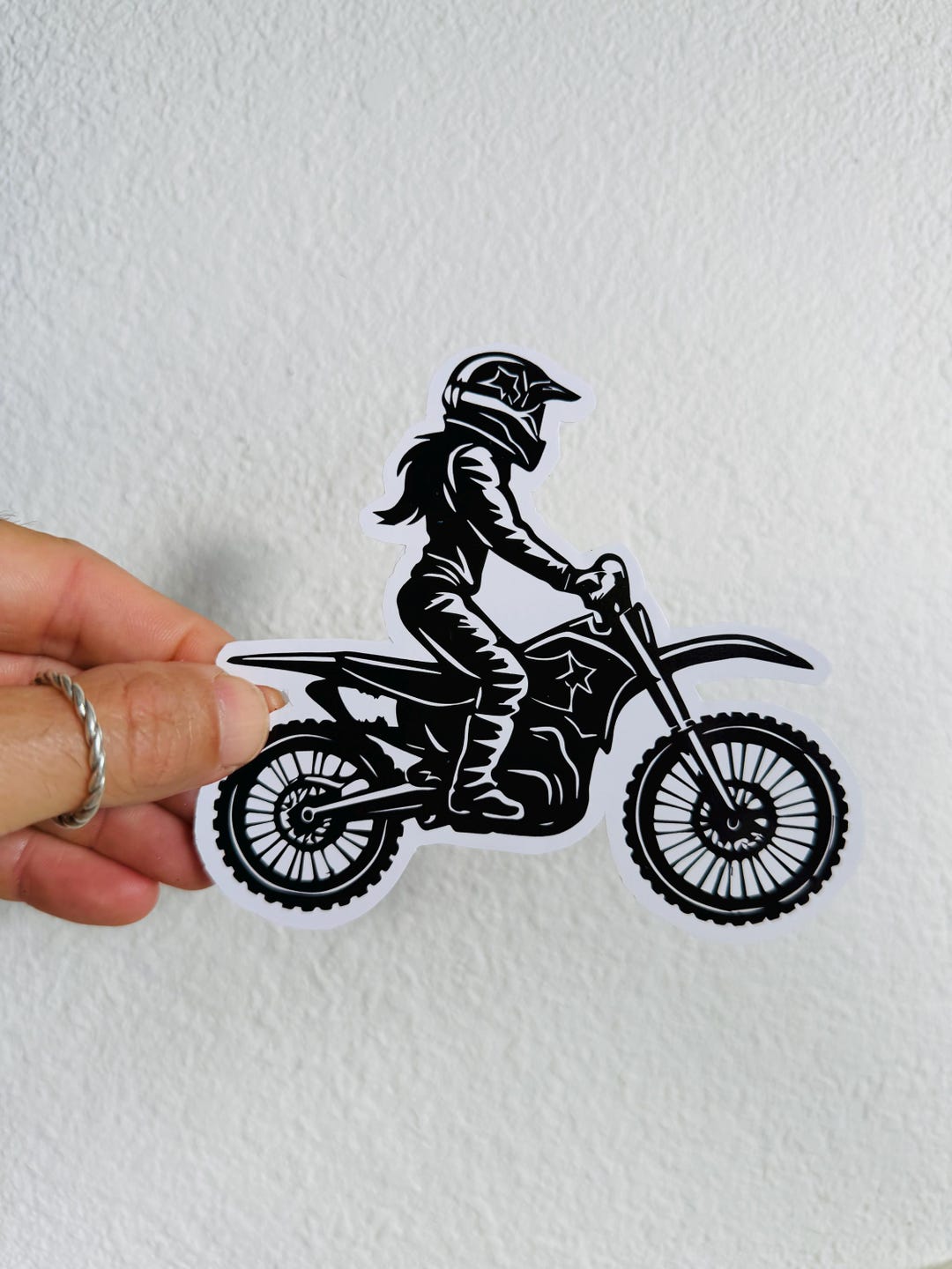 Induro Sticker Design Motocross Girl Enduro Sticker Dirt Bike MX Motocross Decal - Etsy