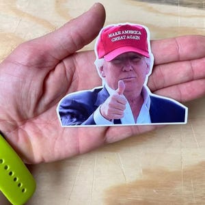 Donald Trump MAGA Sticker Decal President car Bumper Sticker Make America Great Again