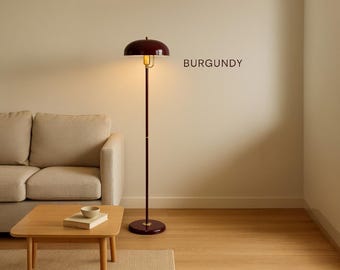 非常にユニークなIKEA Kvartフロアランプレッドヴィンテージ。 - Etsy 日本