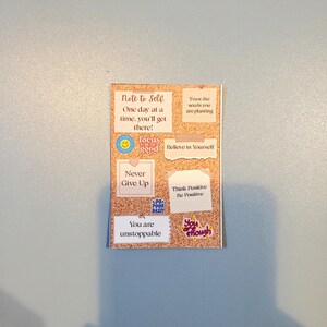 Motivational Corkboard Planner Card | Planner Life | Budget Planner | Journalling Card