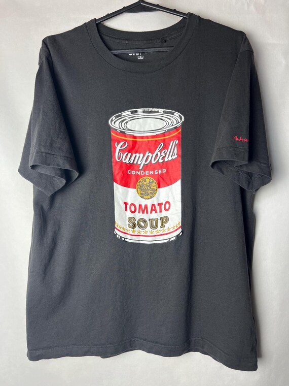 Vintage Style Uniqlo X Andy Warhol Campbell's Tomato Soup T-shirt