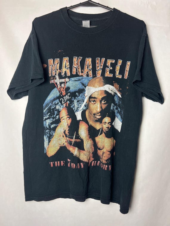 Camiseta vintage de Makaveli 2Pac: camiseta de rap de Don