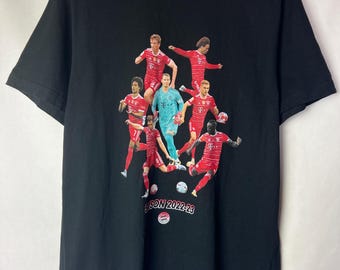 Vintage Bayern Munich T-Shirt 2022-23 Season | German Football Club Graphic Tee | FC Bayern Soccer Fan Shirt streetwear