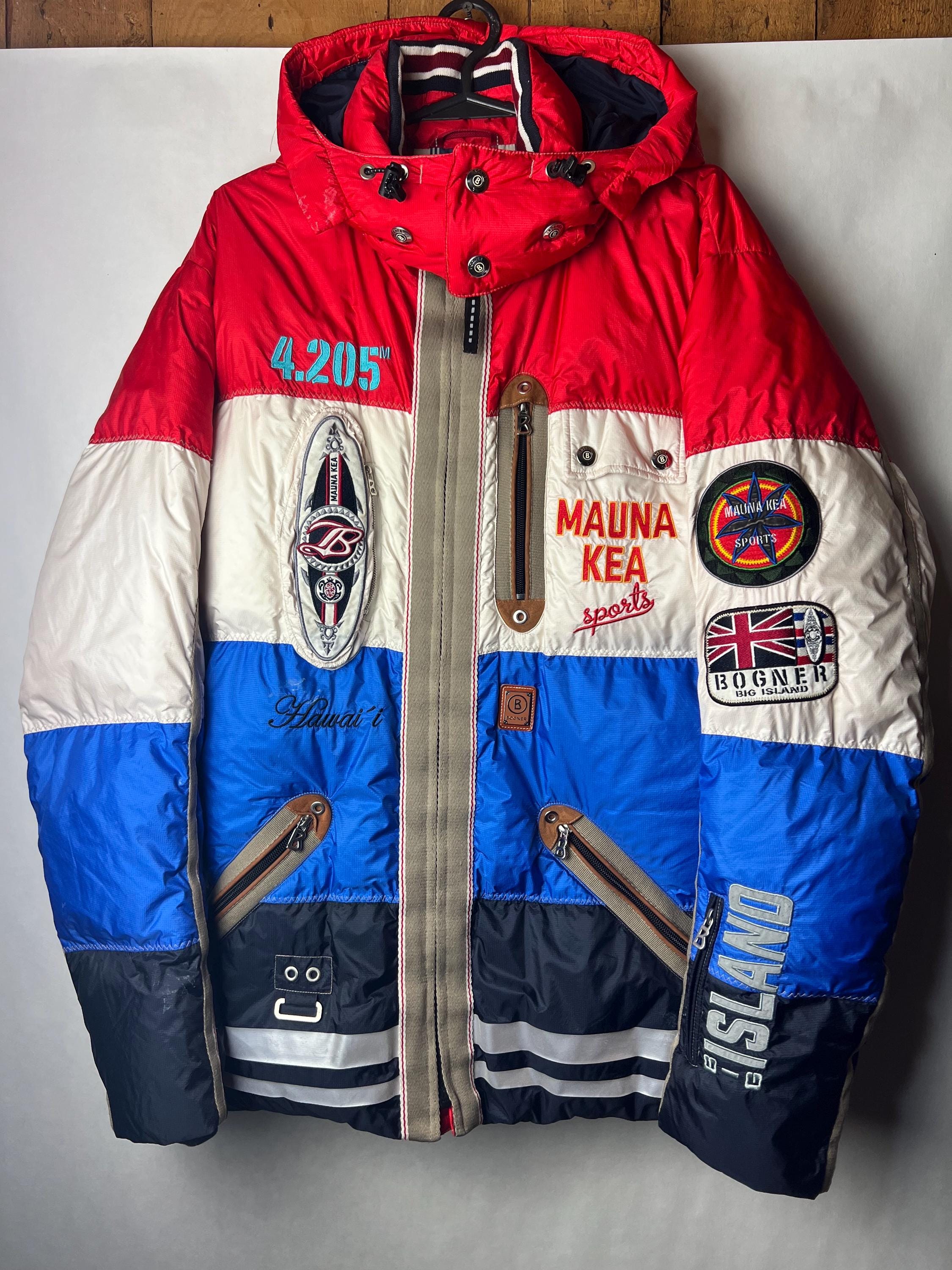 Vintage Bogner Mauna Kea Ski Jacket | 90s Color Block Puffer