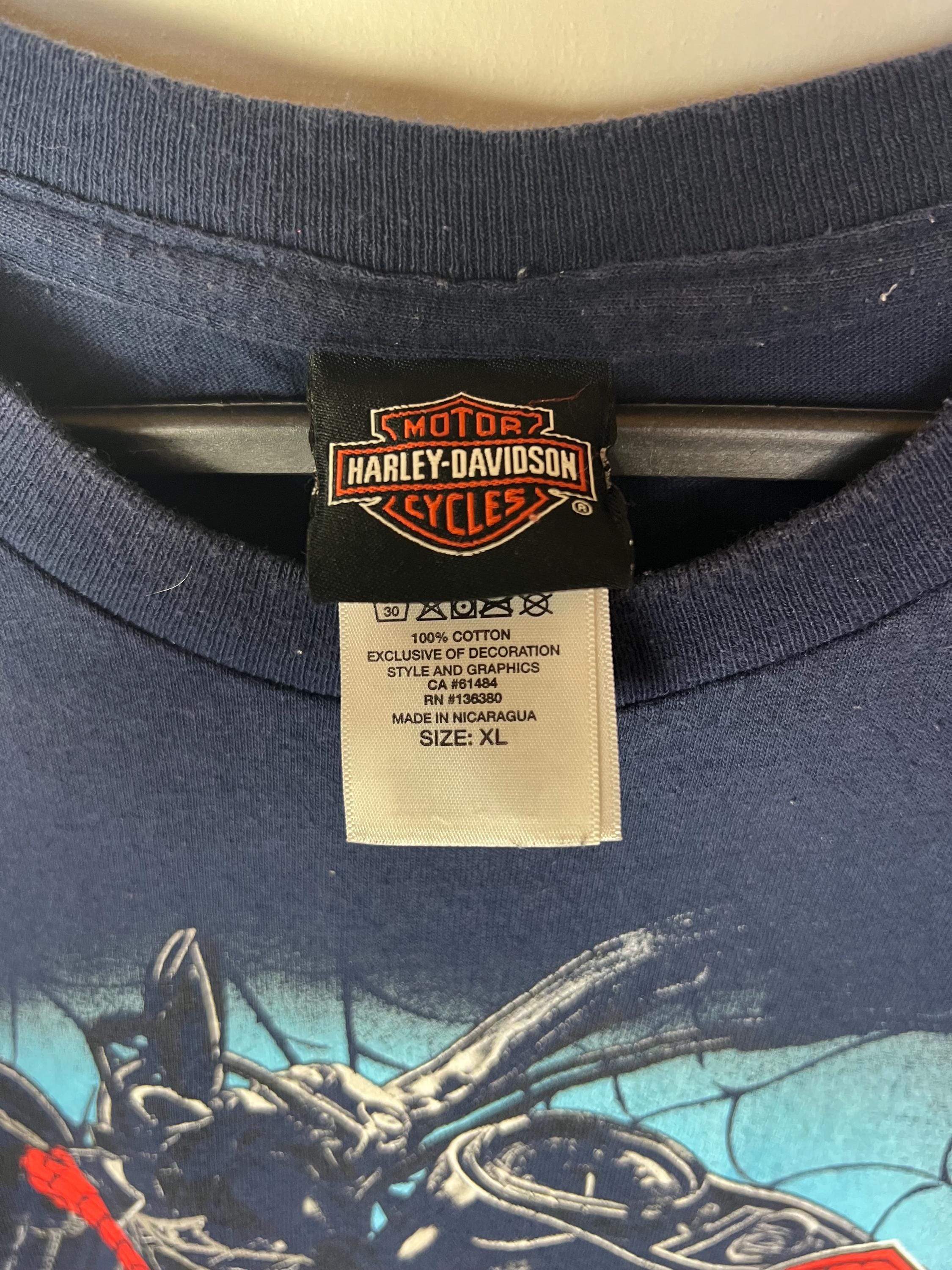 Vintage Harley Davidson X Marvel Spider-man T-shirt | Retro
