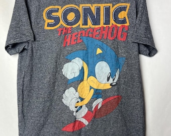 Vintage 1992 Sonic the Hedgehog Sega Promo T-shirt / Video Game