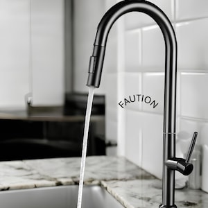 Brass Faucet Grey Pull Out Kitchen Faucet Brushed Gold Sink Faucet Mixer Tap Kitchen Tap