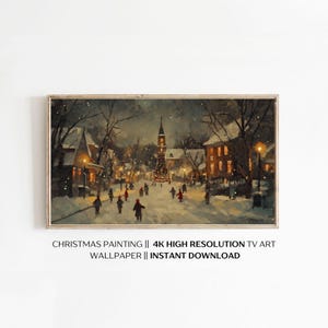 Frame TV Art | Christmas Spirit | Vintage Digital Wallpaper for Samsung Frame TV - Holiday Decor Digital Download