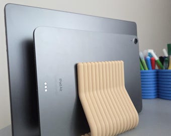 Dual Vertical Laptop and Tablet Stand, 25+ colors