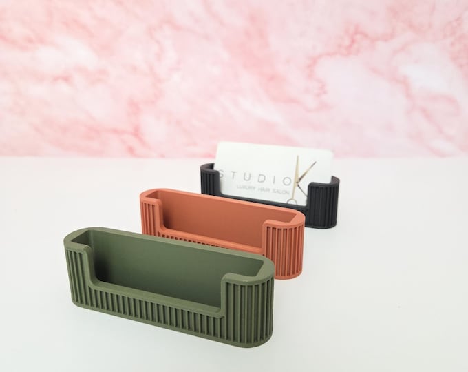 Modern Business Card Holder | 25+ Colors