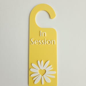 Personalized Door Hanger: Custom Text & Icon Sign