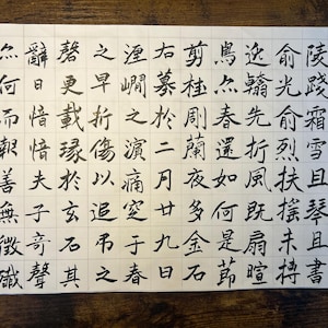 Hand painted, Custom Chinese Calligraphy, Chinese Wall Art, English Name in Chinese, Chinese Poem, Meaningful Gift for Chinese Culture Lover