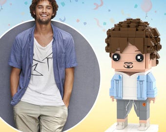 2025 Custom Brick Figures 3D Preview Personalized Photo Brick Figures DIY Create Your Own Small Particle Block Toy