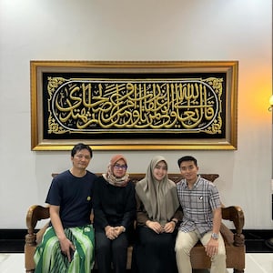 Kiswah Kabah hijam belts Sacred Islamic Wall Art  Hajj Umrah Gift Rare Kaaba Cloth Piece FOR parents best Gift