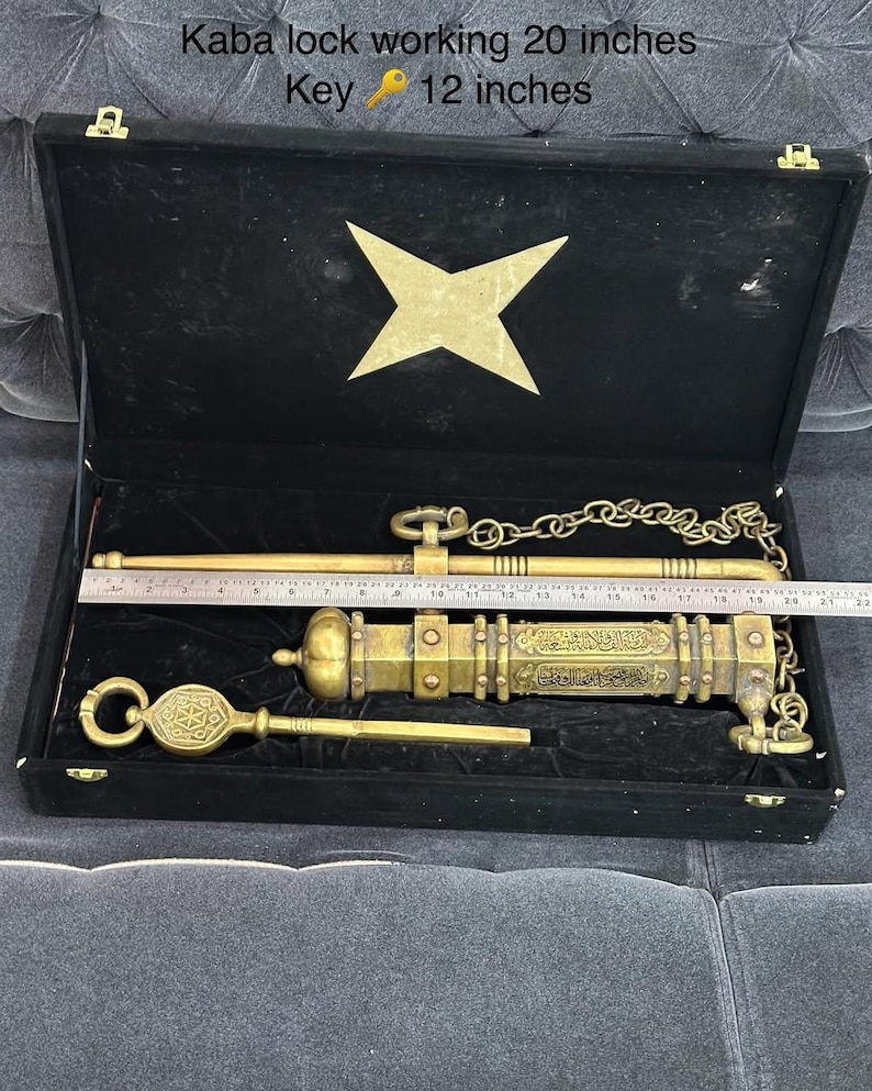 Rare Kaaba Door Lock: Masjid Al-haram Islamic Artifact With Keys - Etsy