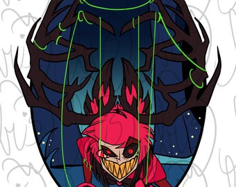 Dead Air // Hard Enamel Pin // Alastor // Hazbin Hotel