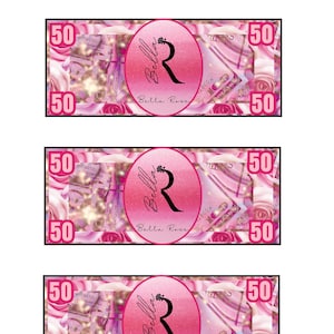 Instant Download Place Holder Bill/ Cash Replacement 50s & 100s