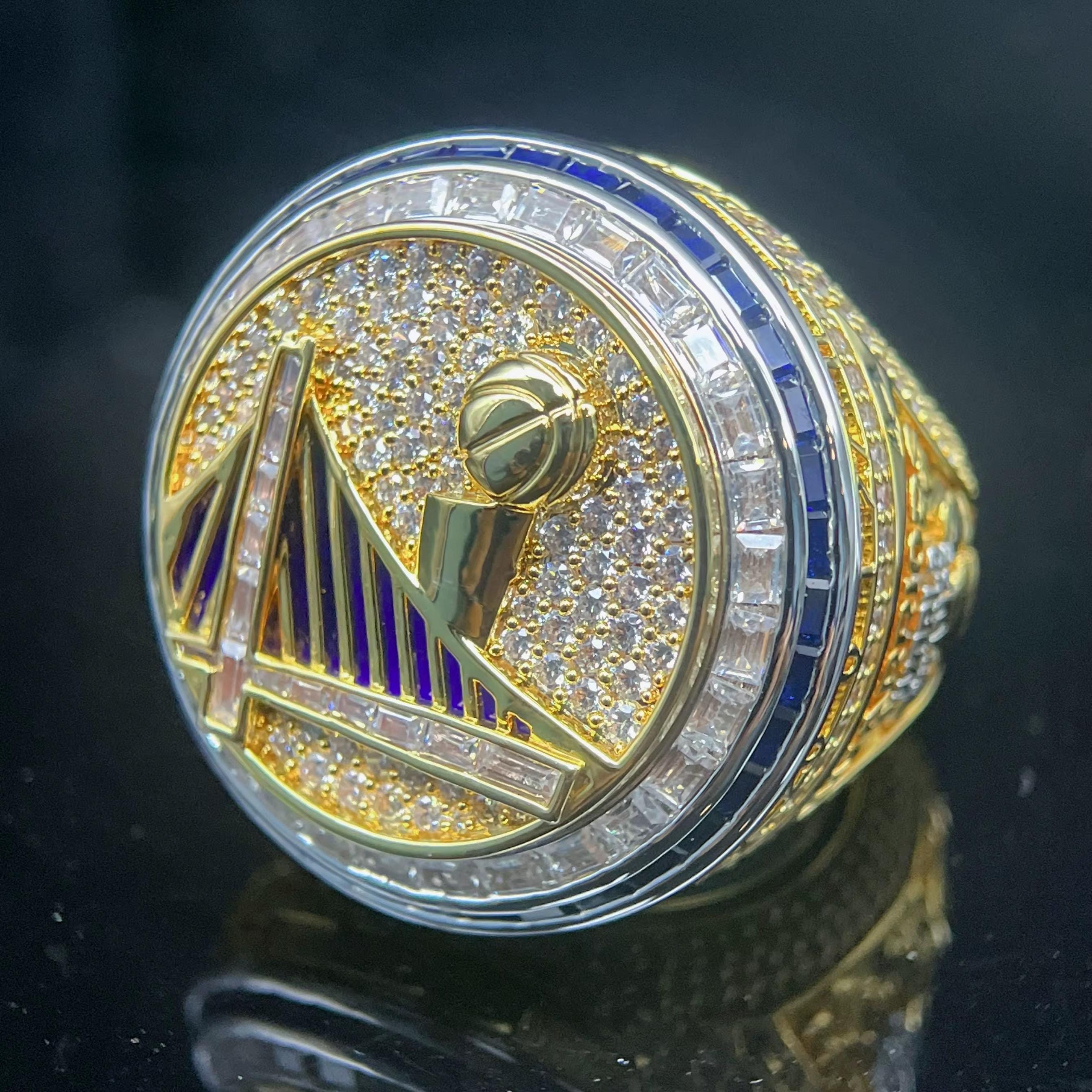 2022 Golden State Warriors Replica Ring 2017 2022 NBA Basketball