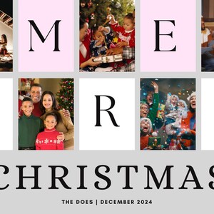Festliche Feiertags-Grußkarte: Personalisierte Weihnachtswünsche für Familie und Freunde