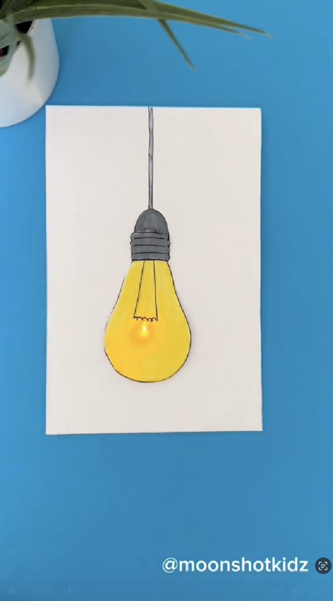 Paper Lightbulb Template & Instructions, Interactive Card, STEAM DIY ...