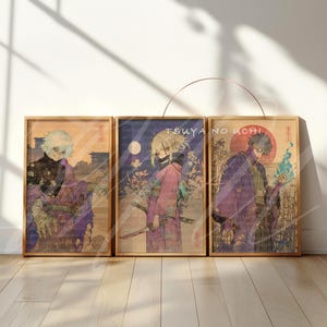 My Hero Academia Set of 3 Art Prints · Tomura Shigaraki · Himiko Toga · Dabi · Anime Gift · MHA Poster · League of Villains · Boku No Hero