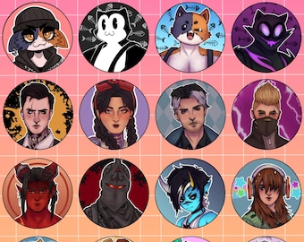 Pin de 1.5" / Lucien West Midas Meowscles Sulk Montague / Hecho por un fan