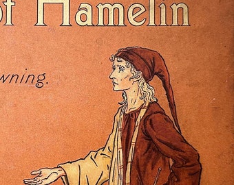 ケイト・グリーナウェイ - 『ハーメルンの笛吹き男』本、1888年 - Etsy